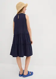 Mellanlång muslinklänning för barn, bonprix