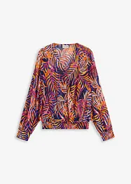 Mönstrad chiffongblus, bonprix