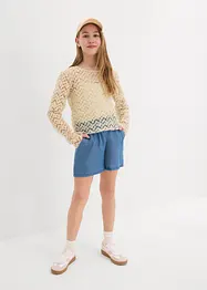 Shorts i dra på-modell av ren bomull, bonprix