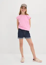 Jeansshorts med medelhög midja, bonprix