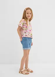 Jeansshorts med medelhög midja, bonprix