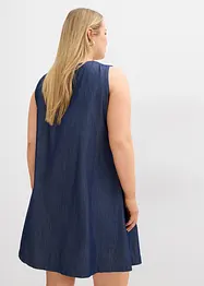 Jeansklänning av ekologisk bomull, bonprix