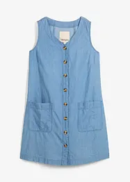 Jeansklänning av ekologisk bomull, bonprix