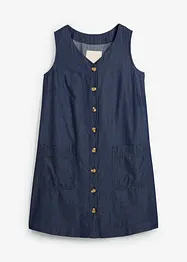 Jeansklänning av ekologisk bomull, bonprix
