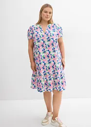 Klänning av mjuk muslin, bonprix