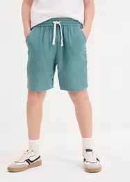 Dra på-shorts för barn i luftig muslin, Loose Fit, bonprix