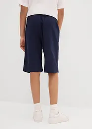 Dra på-shorts i material med linneandel, Regular Fit, bonprix