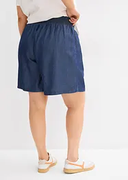 Dra på-shorts med smockad linning, bonprix