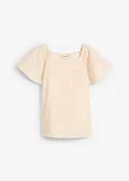 Blustopp med hålbroderi, bonprix