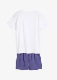 Pyjamas med shorts av muslin (2 delar), bonprix