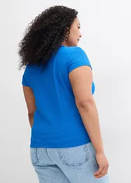 T-shirt i kräppat material med struktur, bonprix