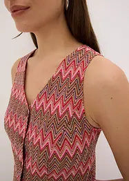 Väst med virkad look, bonprix