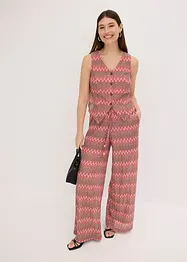 Väst med virkad look, bonprix