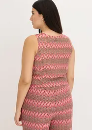 Väst med virkad look, bonprix