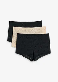 Boxertrosa i spets (3-pack), bonprix