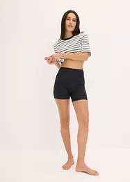 Mellanlång boxertrosa med hög midja (4-pack), bonprix