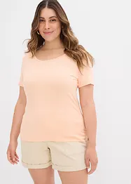 T-shirt av mjuk viskos (2-pack), bonprix