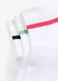 Strumpor med ekologisk bomull och frottéfodrad fot (3-pack), bonprix