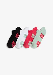 Sportstrumpor med frottéfodrad fot (4-pack), bonprix