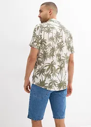 Kortärmad skjorta av viskos, Slim Fit, bonprix