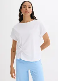 T-shirt med knutdetalj, bonprix