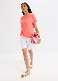 T-shirt med knutdetalj, bonprix