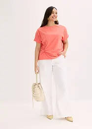 T-shirt med knutdetalj, bonprix