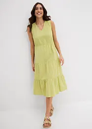 Klänning av mjuk muslin, bonprix
