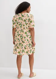 Klänning av mjuk muslin, bonprix