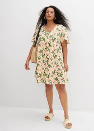 Klänning av mjuk muslin, bonprix
