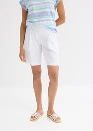 Shorts i tunn linnemix, bonprix