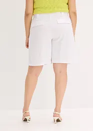 Shorts i tunn linnemix, bonprix