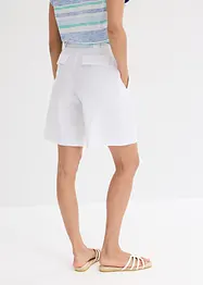Shorts i tunn linnemix, bonprix