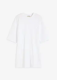 Jerseyklänning i tjockt material av ekologisk bomull, bonprix