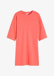 Jerseyklänning i tjockt material av ekologisk bomull, bonprix