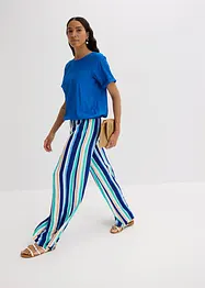 Kortärmad blus av mjuk viskosmix, bonprix