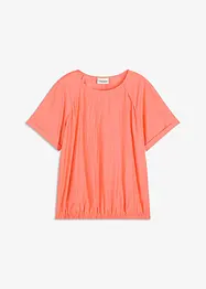 Kortärmad blus av mjuk viskosmix, bonprix