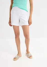 Dra på-shorts i luftig linneblandning, bonprix