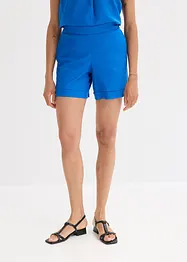Dra på-shorts i luftig linneblandning, bonprix