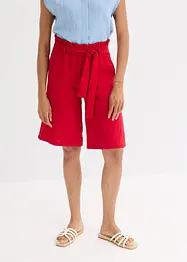 Dra på-bermudas i följsam viskosmix, bonprix