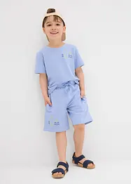T-shirt och shorts för barn (2 delar) i ekologisk bomull, bonprix