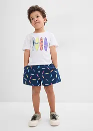 Shirt och shorts för barn (2 delar) i ren bomull, bonprix
