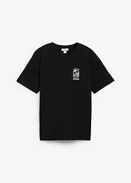 T-shirt av ekologisk bomull med tryck på ryggen, bonprix