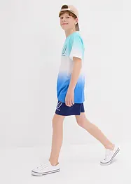 T-shirt med olika färgnyanser för barn, av ekologisk bomull, bonprix