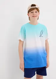 T-shirt med olika färgnyanser för barn, av ekologisk bomull, bonprix