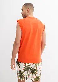 Ärmlös sweatshirt i tjock bomull, bonprix