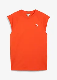 Ärmlös sweatshirt i tjock bomull, bonprix
