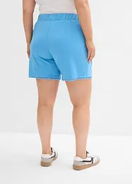 Jerseyshorts med bekväm midja och spets, bonprix