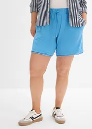 Jerseyshorts med bekväm midja och spets, bonprix