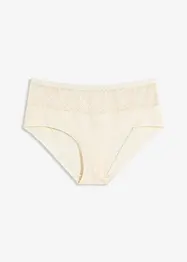Laserskuren maxihipstertrosa med fin spets, bonprix